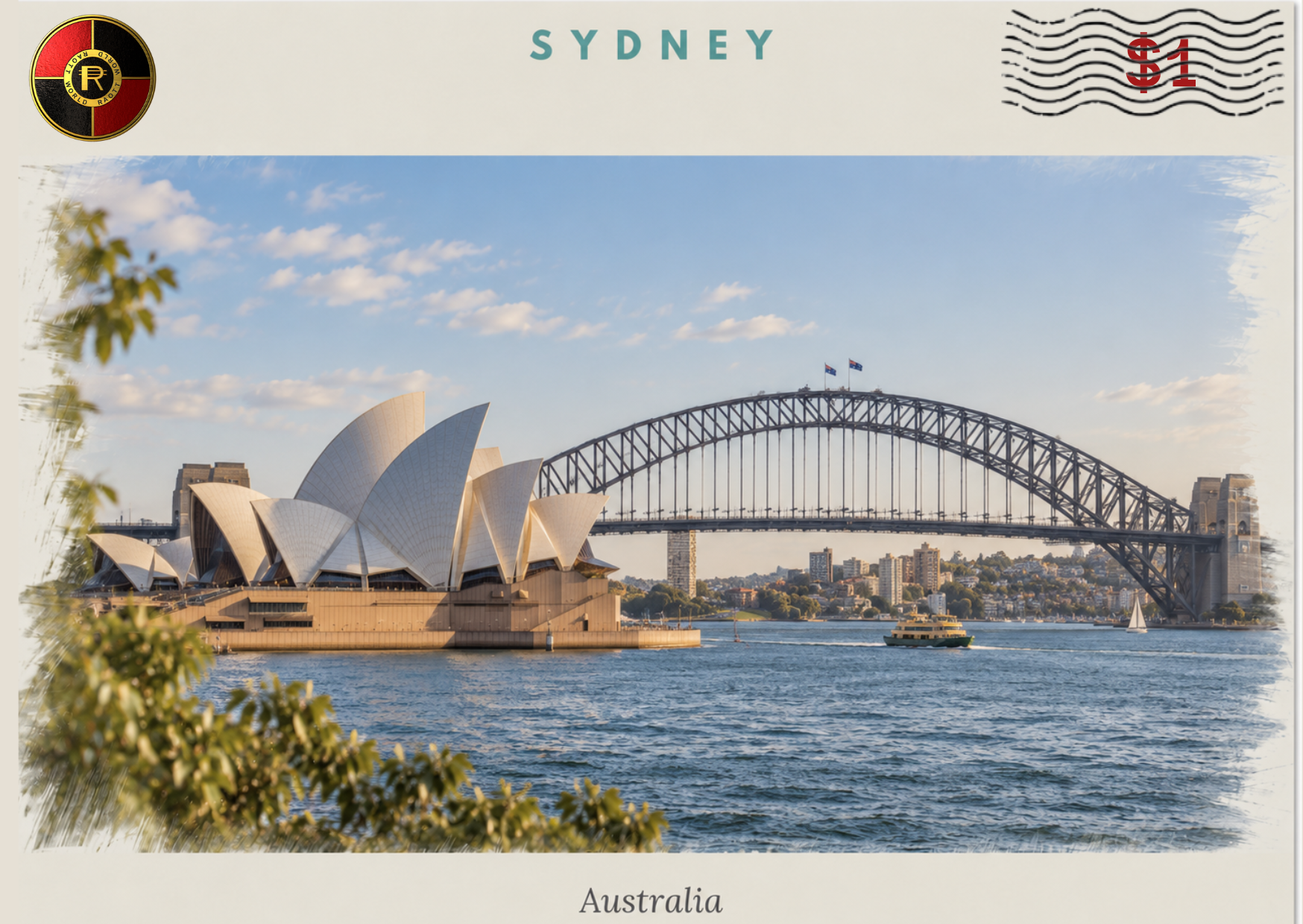 Sydney digital postcard in the World Raott collection
